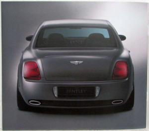 2004 Bentley Continental Flying Spur Sales Brochure in Sleeve