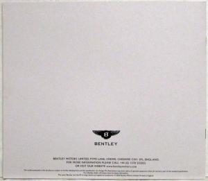 2004 Bentley Continental Flying Spur Sales Brochure in Sleeve