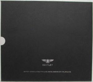 2004 Bentley Continental Flying Spur Sales Brochure in Sleeve