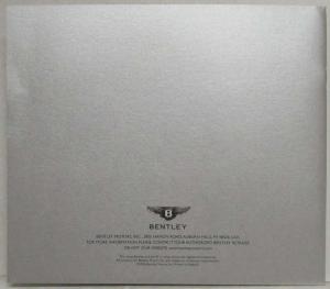 2005 Bentley Continental GTC Accessories Brochure