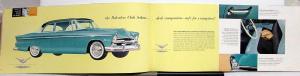 1955 Plymouth Dealer Prestige Sales Brochure Extra Large Belvedere Savoy Plaza