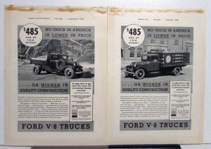 1935 Ford Truck V8 Delivery 101 Important Features Ad Proof Original