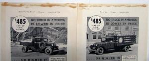 1935 Ford Truck V8 Delivery 101 Important Features Ad Proof Original