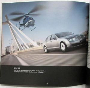 2005 Bentley Continental Flying Spur Accessories Brochure