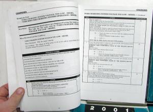 2001 Dodge Dakota Pickup Dealer Diagnostic Procedures Service Shop Manual Set