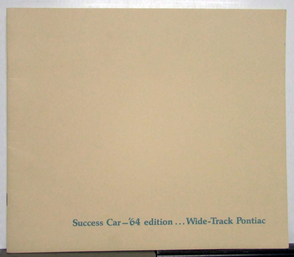 1964 Pontiac Wide Track Sales Brochure Catalina Star Chief Bonneville Grand Prix