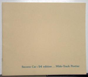 1964 Pontiac Wide Track Sales Brochure Catalina Star Chief Bonneville Grand Prix
