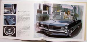 1964 Pontiac Wide Track Sales Brochure Catalina Star Chief Bonneville Grand Prix