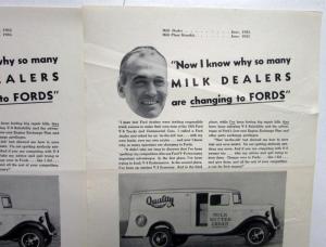 1935 Ford Truck V8 Delivery So Many Are Changing To Fords Ad Proof Original