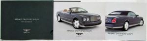 2006 Bentley Arnage Drophead Coupe Media Information Press Kit