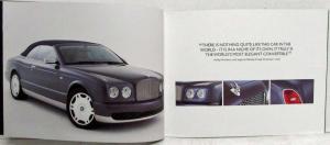 2006 Bentley Arnage Drophead Coupe Media Information Press Kit