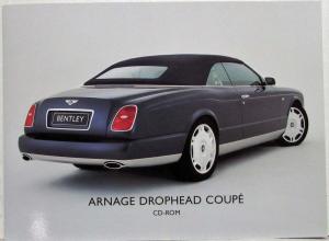 2006 Bentley Arnage Drophead Coupe Media Information Press Kit