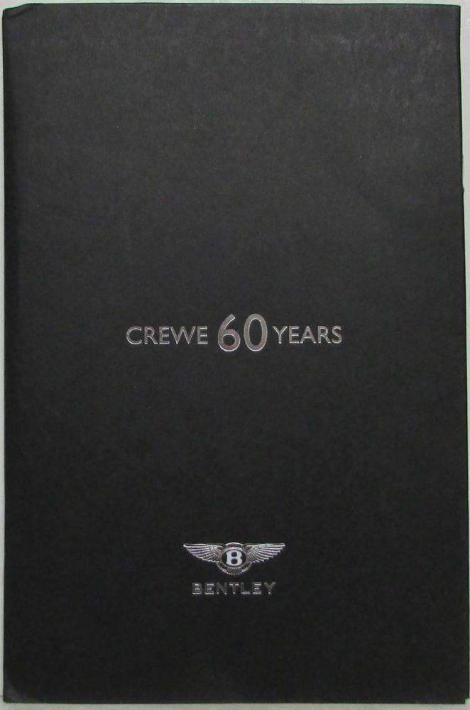 2006 Bentley 60th Anniversary Diamond Series Media Information Press Kit