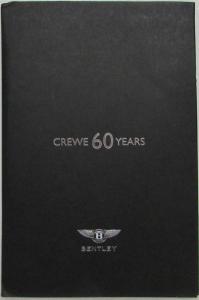 2006 Bentley 60th Anniversary Diamond Series Media Information Press Kit
