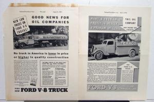 1935 Ford V8 Trucks Features This Company Has Found The Answer Ad Proof Orig
