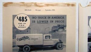 1935 Ford V8 Trucks Features Delivery Higher In Quality Ad Proof Original