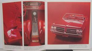1964 Pontiac Tempest Prestige Dealer Sales Brochure LeMans Safari Original