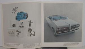 1964 Pontiac Tempest Prestige Dealer Sales Brochure LeMans Safari Original