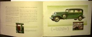 1931 REO Sedan Victoria Coupe Dealer Color Prestige Sales Brochure Rare Original