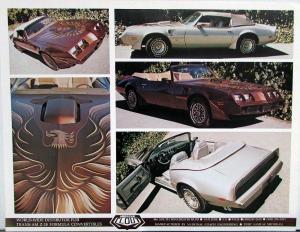 1979 Pontiac Trans AMs & Chevy Z28s Convertible Motor Trend Article & Photo