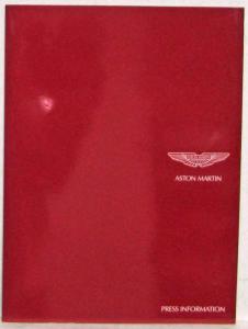 2007 Aston Martin Media Information Press Kit