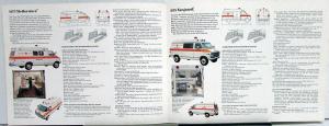 1975 Ford Chevrolet Ambulance Medicruiser Vanguard Care O Van Sales Folders