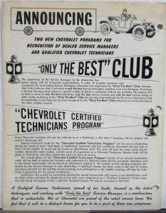 1962 Chevrolet Monza Spyder Turbocharged Engine Service News Vol 34 No 4  Specs