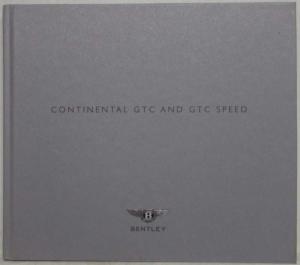 2010 Bentley Continental GTC and GTC Speed Prestige Hardbound Sales Book