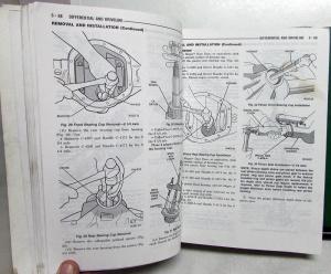 1998 Dodge Durango Dealer Service Shop Repair Manual With Supplement Orig