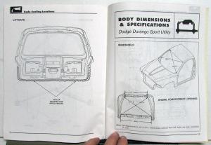 1998 Dodge Durango Dealer Service Shop Repair Manual With Supplement Orig