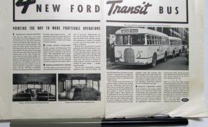 1937 Ford V8 Bus Transit 4 Extra Profit Features Ad Proof Original