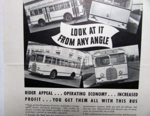 1937 Ford V8 Bus Transit Rider Appeal Sweeping The Nation Ad Proof Original