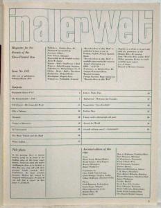 1970 Mercedes-Benz Magazine in aller Welt for Friends of 3-Pointed Star - No 103