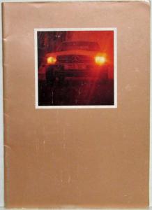 1971 Mercedes-Benz 350SL Sales Brochure - French Text