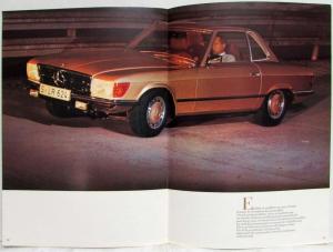 1971 Mercedes-Benz 350SL Sales Brochure - French Text