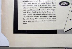 1937 Ford V8 Trucks Commercial Cars Features Delivery Costs Ad Proof Original