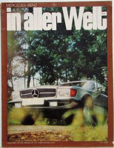 1972 Mercedes-Benz Magazine in aller Welt for Friends of 3-Pointed Star - No 116