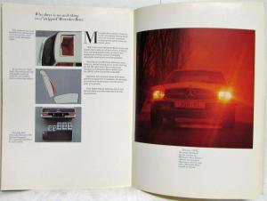 1971 Mercedes-Benz Never Built Conventional Cars Sales Brochure