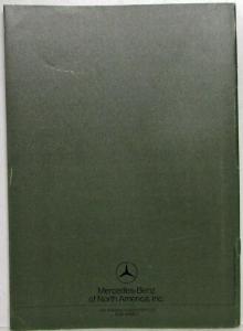 1972 Mercedes-Benz 220 and 250 Sales Brochure