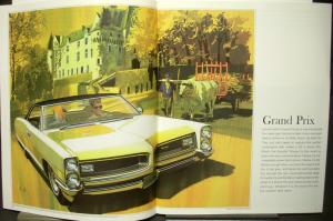 1966 Pontiac Sales Brochure Bonneville Grand Prix 2+2 GTO Catalina Star Chief