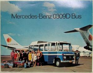 1972 Mercedes-Benz 0309D Bus Sales Brochure