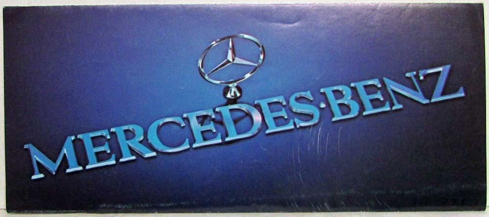 1974 Mercedes-Benz Sales Mailer Folder
