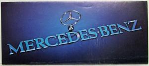 1974 Mercedes-Benz Sales Mailer Folder