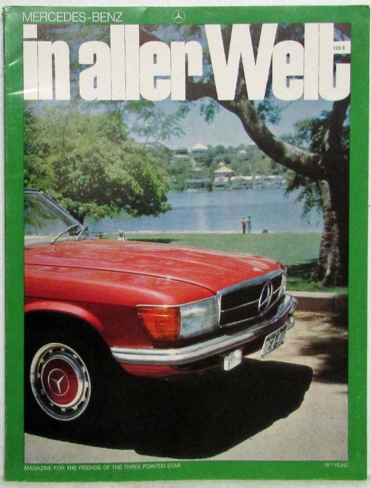 1974 Mercedes-Benz Magazine in aller Welt for Friends of 3-Pointed Star - No 128