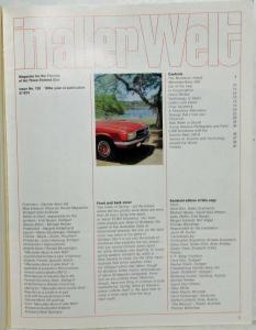 1974 Mercedes-Benz Magazine in aller Welt for Friends of 3-Pointed Star - No 128