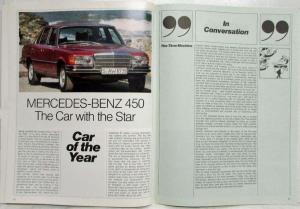 1974 Mercedes-Benz Magazine in aller Welt for Friends of 3-Pointed Star - No 128