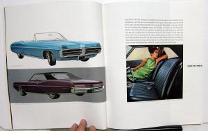 1967 Pontiac Sales Brochure Bonneville Grand Prix 2+2 GTO Catalina Sprint Large