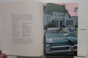 1967 Pontiac Sales Brochure Bonneville Grand Prix 2+2 GTO Catalina Sprint Large