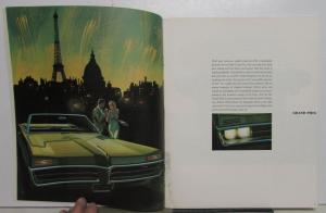 1967 Pontiac Sales Brochure Bonneville Grand Prix 2+2 GTO Catalina Sprint Large
