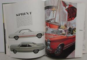 1967 Pontiac Sales Brochure Bonneville Grand Prix 2+2 GTO Catalina Sprint Large